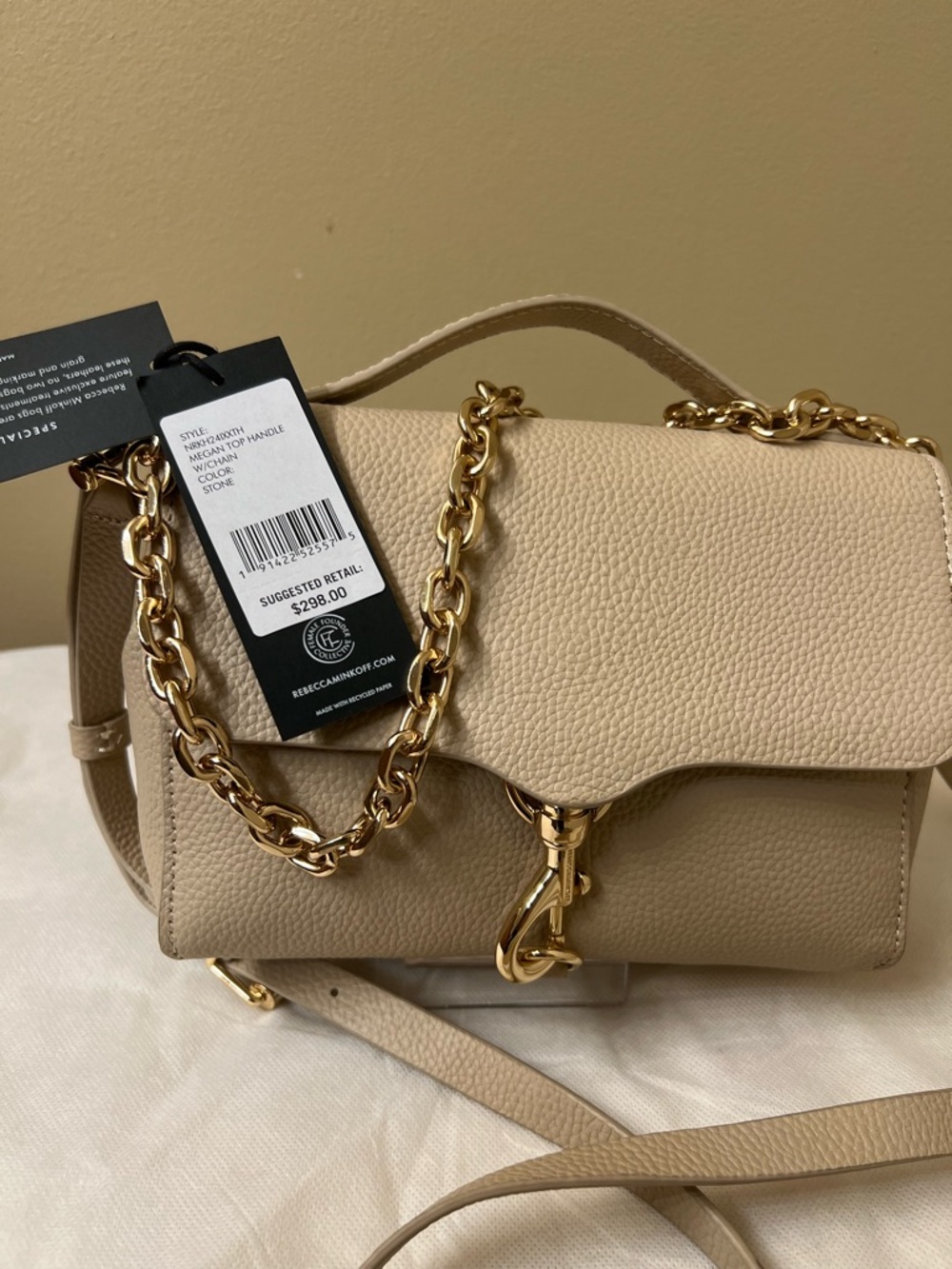 Rebecca Minkoff 3 Wasy Wear Leather Crossbody NWT - Picture 4 of 15